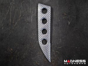 Maserati GranTurismo Interior Trim - Carbon Fiber - Audio System Button Trim - White Candy